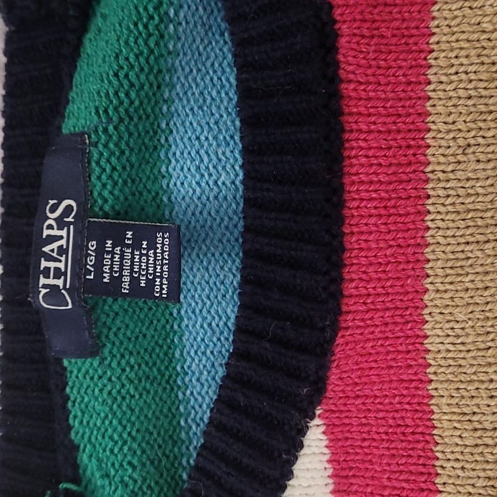 Chaps colorful striped sweater - Picture 2 of 4